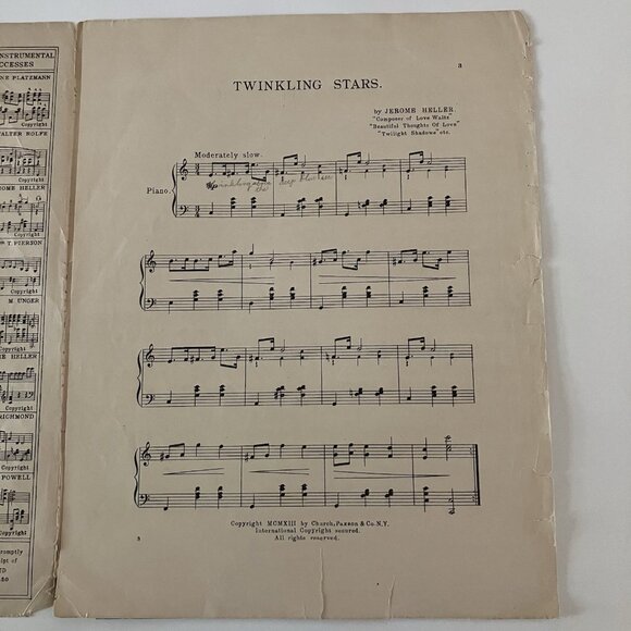 1910s Vintage Sheet Music Ypsilanti You Broke My Heart to Pass the Time Away - Picture 13 of 16